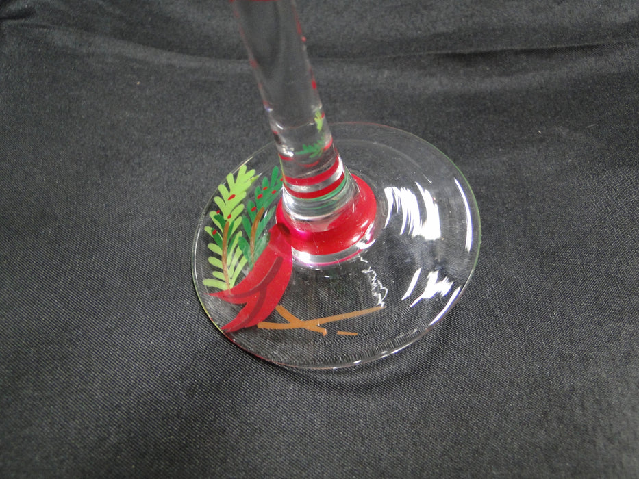 Block 12 Days of Christmas: "10 Lords" Water or Wine Goblet, 9 1/8"