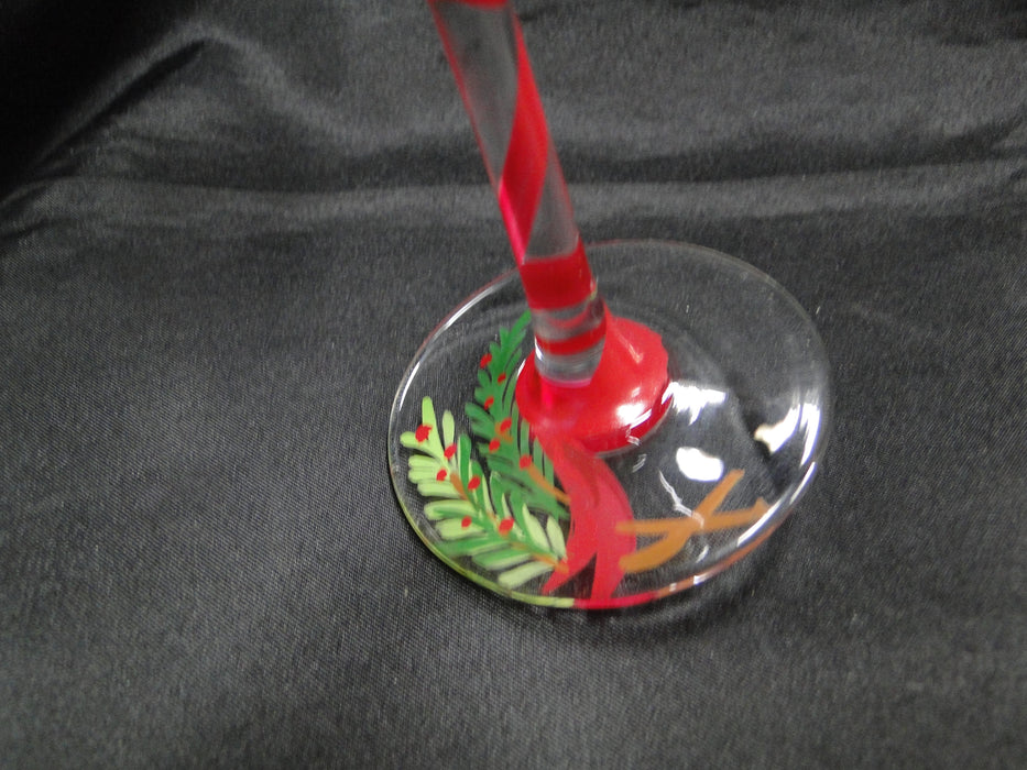 Block 12 Days of Christmas: "12 Drummers" Water or Wine Goblet, 9 1/8"