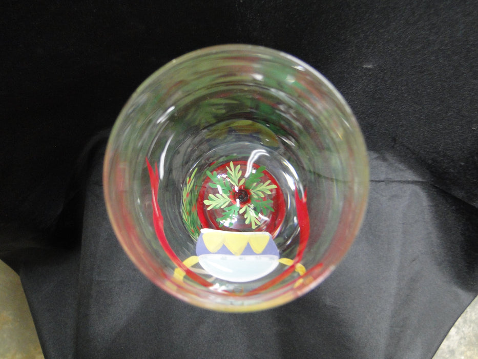 Block 12 Days of Christmas: "12 Drummers" Water or Wine Goblet, 9 1/8"