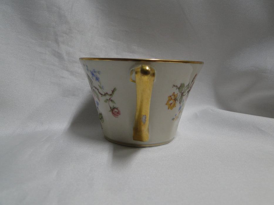 Haviland, Chas Field Rosario, Multicolored: Cup & Saucer Set, 2 1/4" Tall, As Is