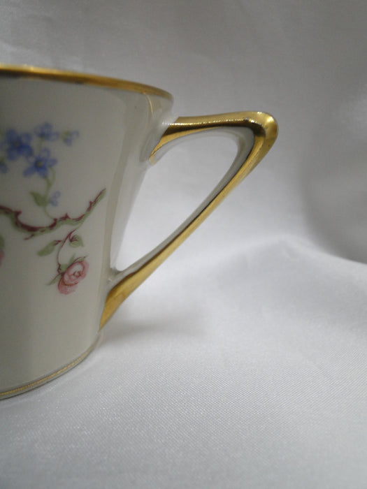 Haviland, Chas Field Rosario, Multicolored: Cup & Saucer Set, 2 1/4" Tall, As Is