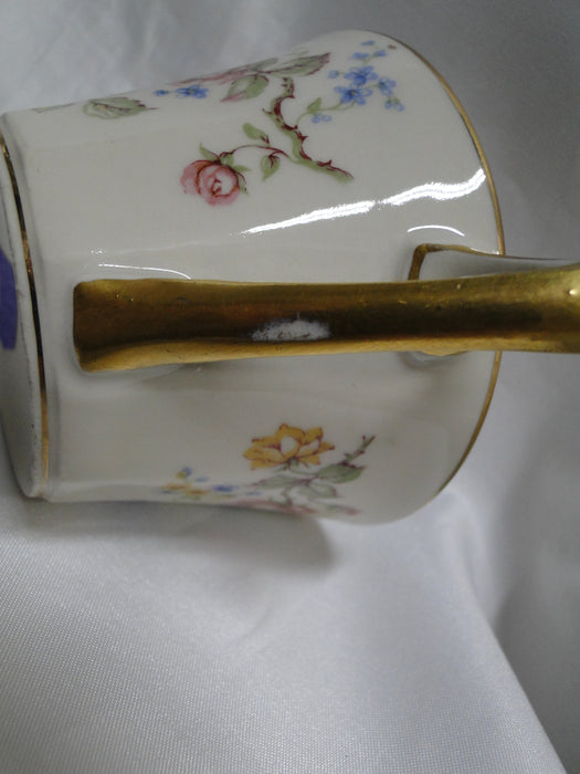 Haviland, Chas Field Rosario, Multicolored: Cup & Saucer Set, 2 1/4" Tall, As Is