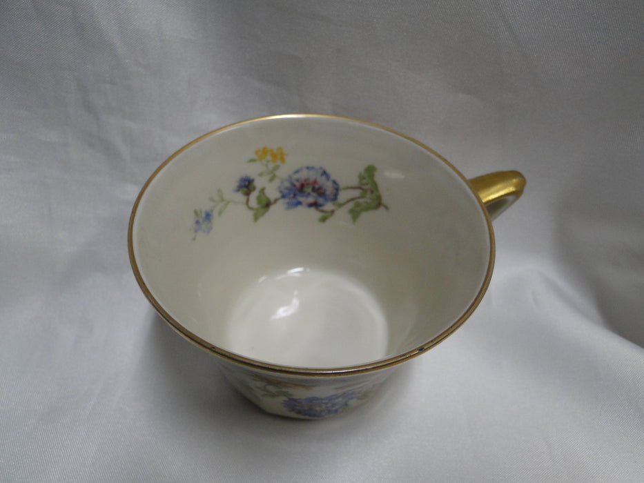 Haviland, Chas Field Rosario, Multicolored: Cup & Saucer Set, 2 1/4" Tall, As Is