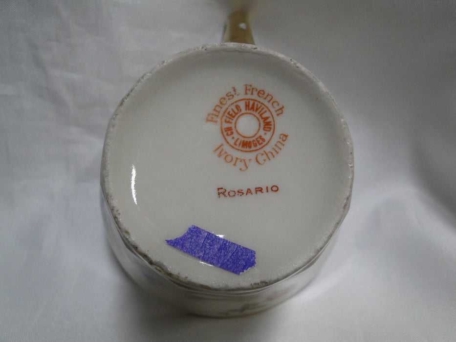 Haviland, Chas Field Rosario, Multicolored: Cup & Saucer Set, 2 1/4" Tall, As Is