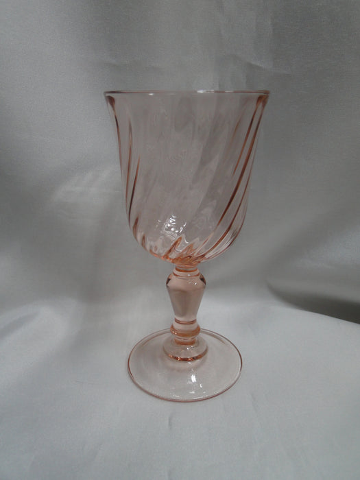 Cristal d'Arques Rosaline Pink, Swirled: Wine Glass (es), 5 3/4" Tall