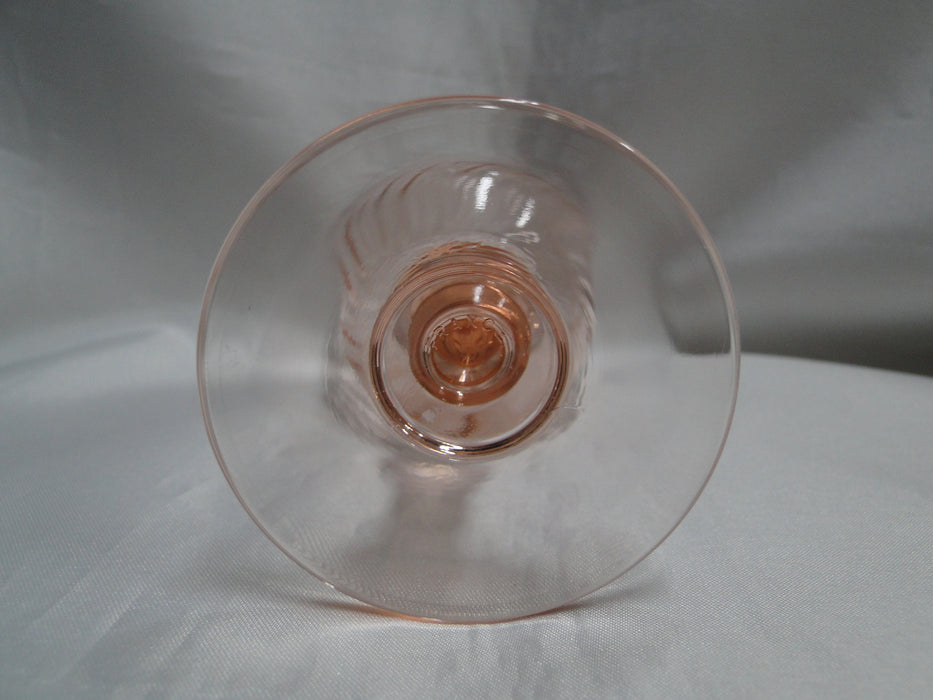 Cristal d'Arques Rosaline Pink, Swirled: Wine Glass (es), 5 3/4" Tall