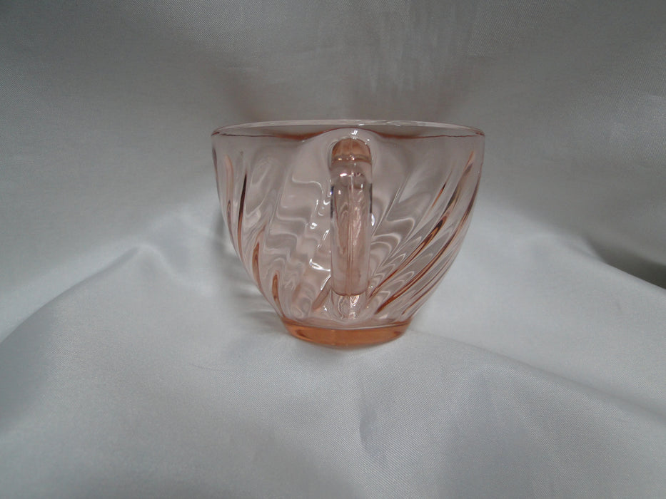 Cristal d'Arques Rosaline Pink, Swirled: Cup & Saucer Set (s), 2 5/8" Tall