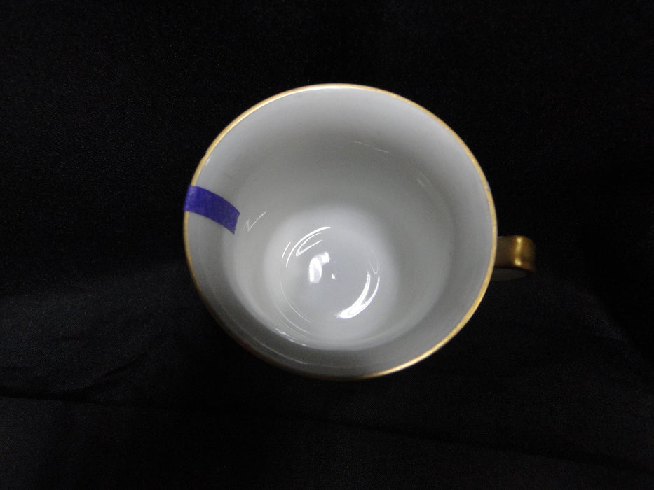 Haviland (Limoges) Yale, Gold & Black Trim: Chocolate Cup & Saucer Set, As Is