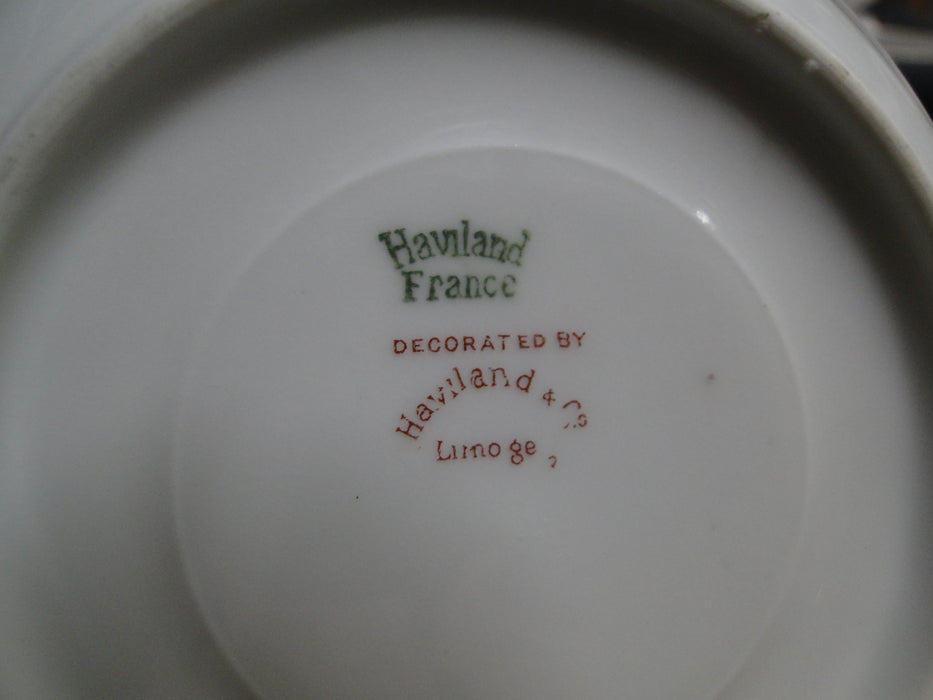 Haviland (Limoges) Yale, Gold & Black Trim: Chocolate Cup & Saucer Set, As Is