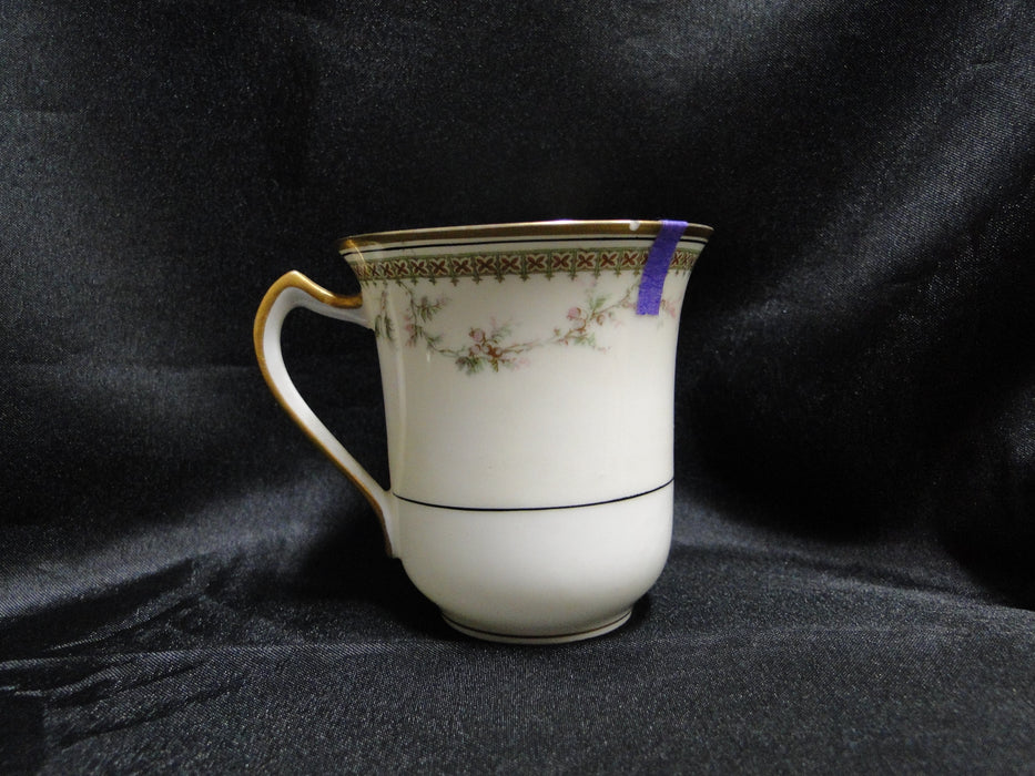 Haviland (Limoges) Yale, Gold & Black Trim: Chocolate Cup & Saucer Set, As Is