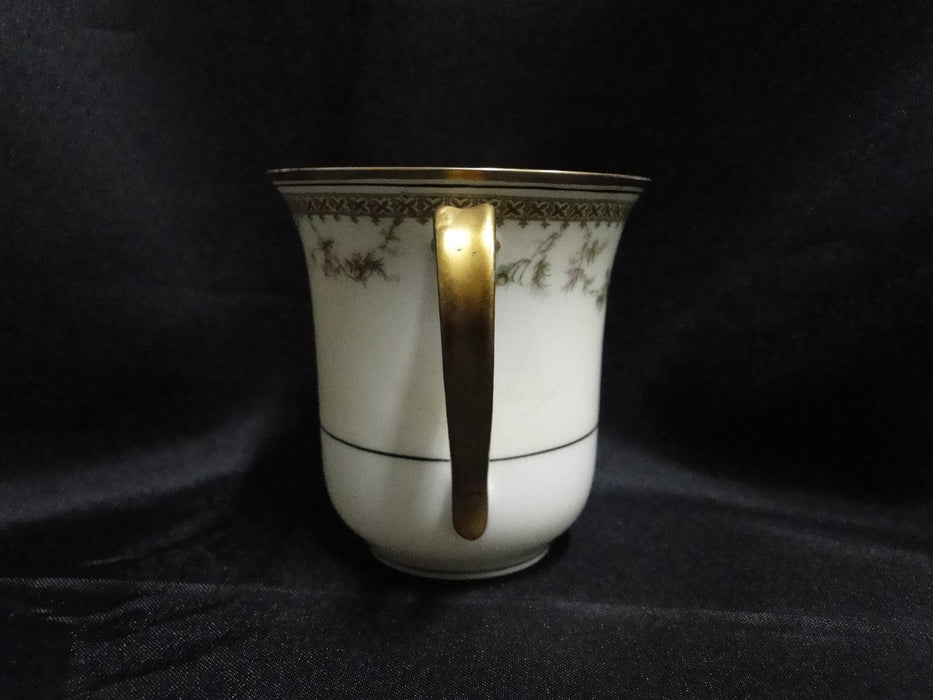 Haviland (Limoges) Yale, Gold & Black Trim: Chocolate Cup & Saucer Set, As Is
