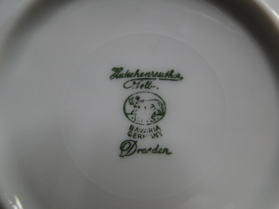 Hutschenreuther Dresden, White, Embossed: Cup & Saucer Set, 2 3/4" Tall, As Is