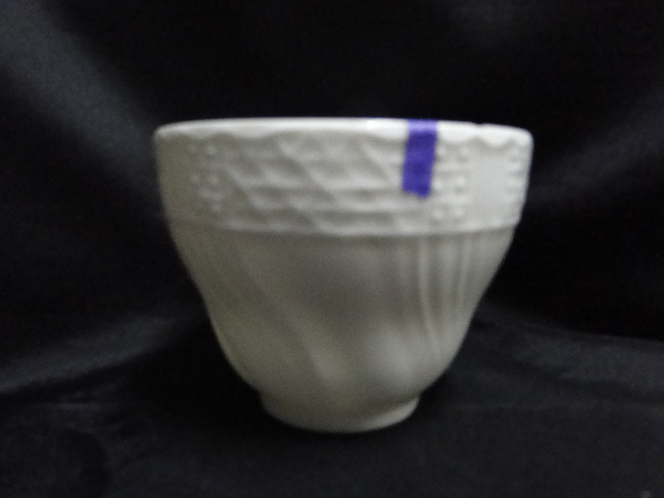 Hutschenreuther Dresden, White, Embossed: Cup & Saucer Set, 2 3/4" Tall, As Is