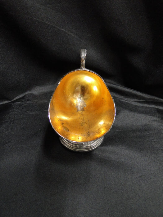 Raimond Silverplate, Gold Colored Lining: Sugar Scuttle / Bowl & Scoop, Wear