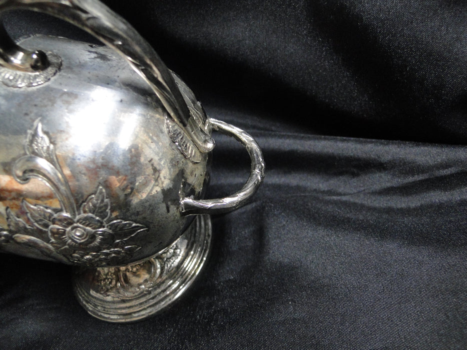Raimond Silverplate, Gold Colored Lining: Sugar Scuttle / Bowl & Scoop, Wear