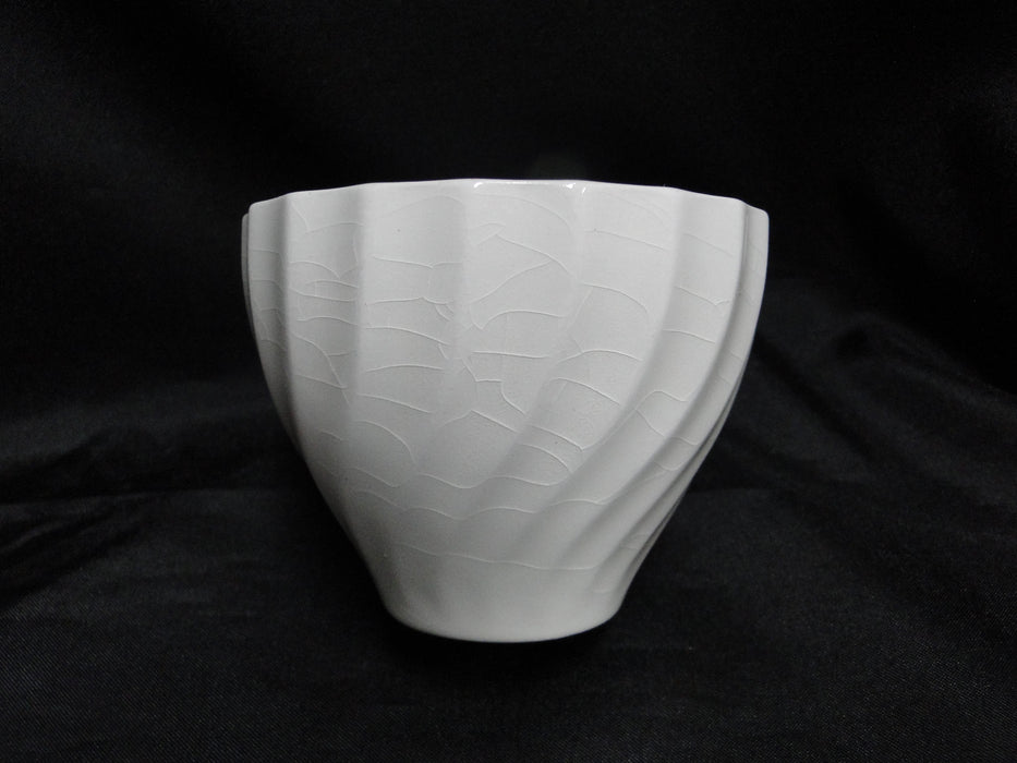 Johnson Brothers Regency, Snowhite, Swirled: 2 3/4" Cup Only, Crazing