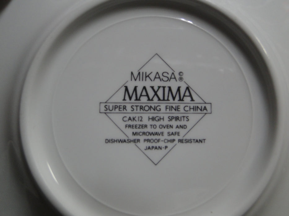 Mikasa High Spirits, Geometric Shapes on Rim: 6 3/8" Saucer (s) Only, No Cup