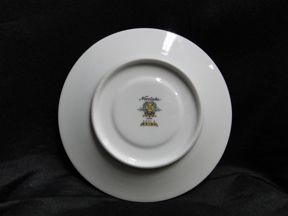 Noritake Reina, 6450Q, White Flowers & Leaves : 6" Saucer Only, No Cup