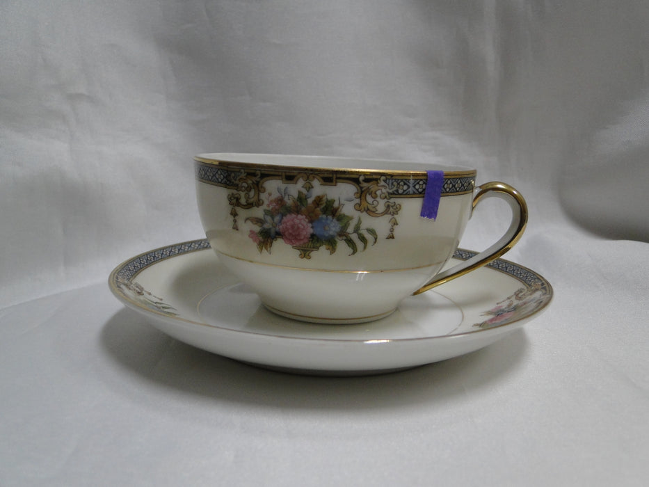 Noritake Grasmere 76567, Florals, Urns: Cup & Saucer Set (s), 1 7/8", As Is