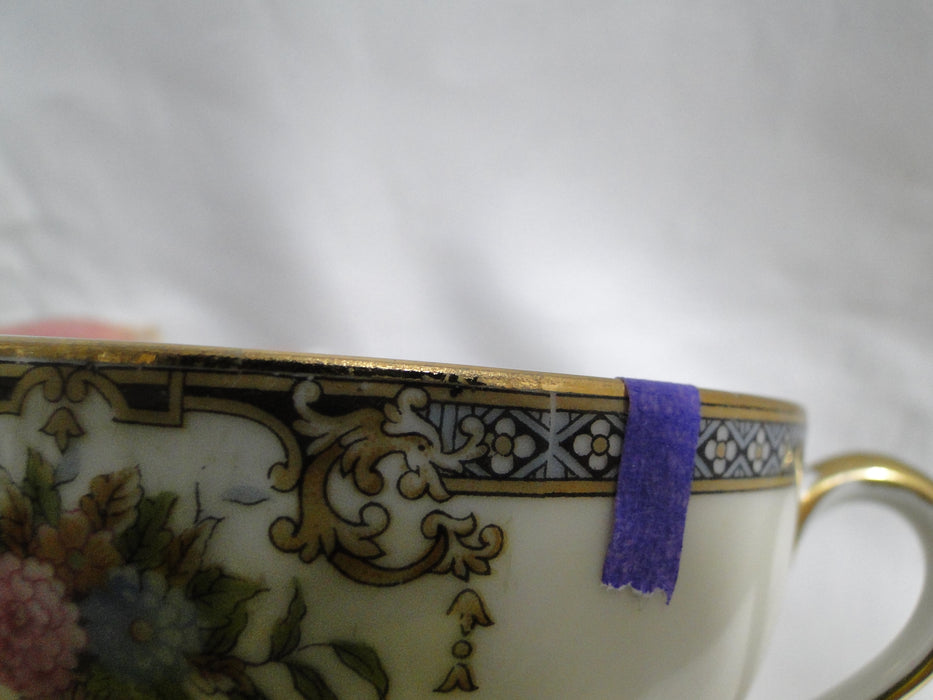 Noritake Grasmere 76567, Florals, Urns: Cup & Saucer Set (s), 1 7/8", As Is