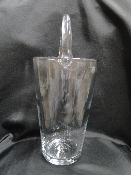 Blenko Clear, Smooth, Handmade: Bottle Chiller w/ Handle, 13 3/4" Tall