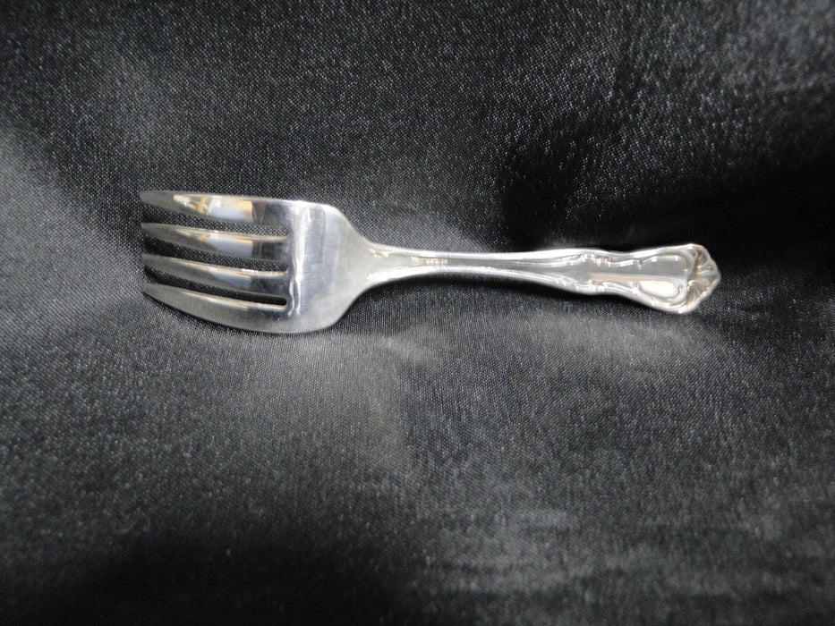 Oneida Chalice-Harmony Silverplate Flatware: 3-Piece Baby Spoons & Fork Set, Box