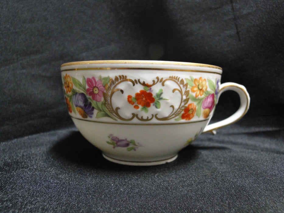 Schumann Dresden, Multicolored Flowers: Cup & Saucer Set (s), Wear