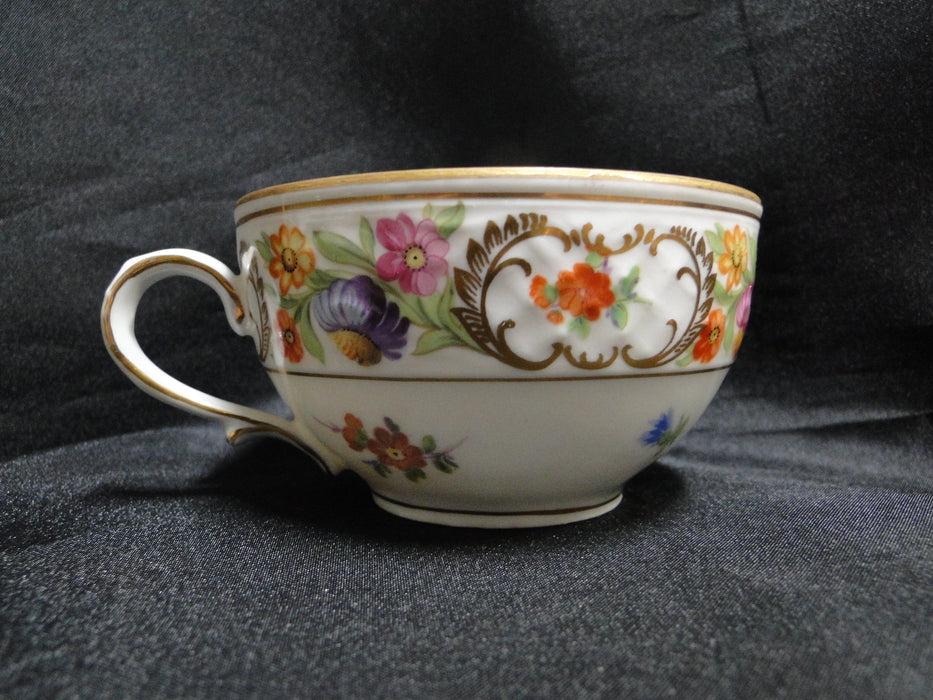 Schumann Dresden, Multicolored Flowers: Cup & Saucer Set (s), Wear