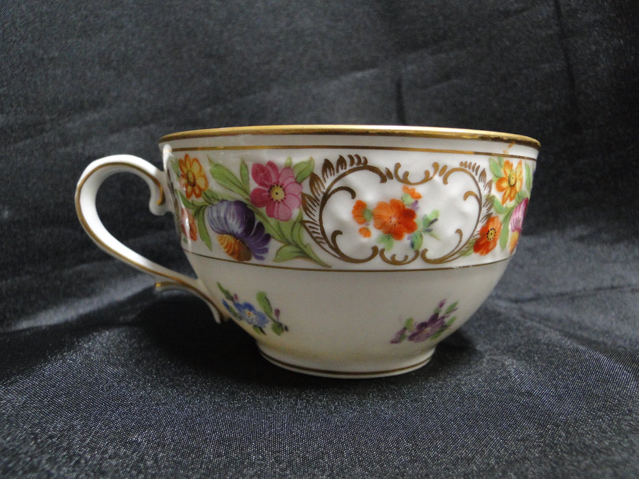 Schumann Dresden, Multicolored Flowers: Cup & Saucer Set (s), Wear