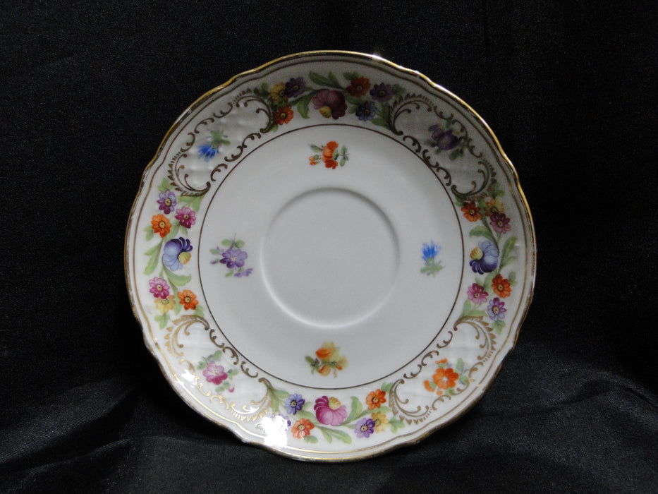 Schumann Dresden, Multicolored Flowers: Cup & Saucer Set (s), Wear