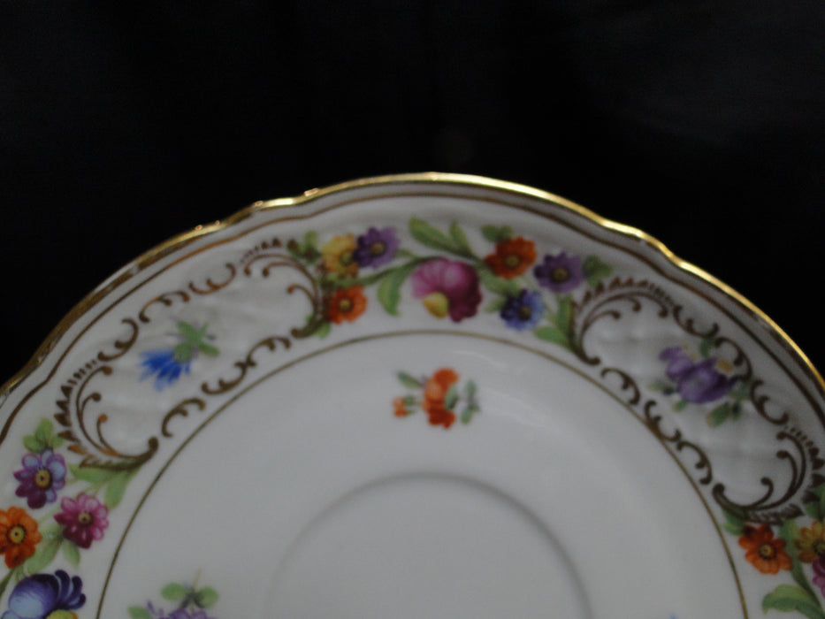 Schumann Dresden, Multicolored Flowers: Cup & Saucer Set (s), Wear