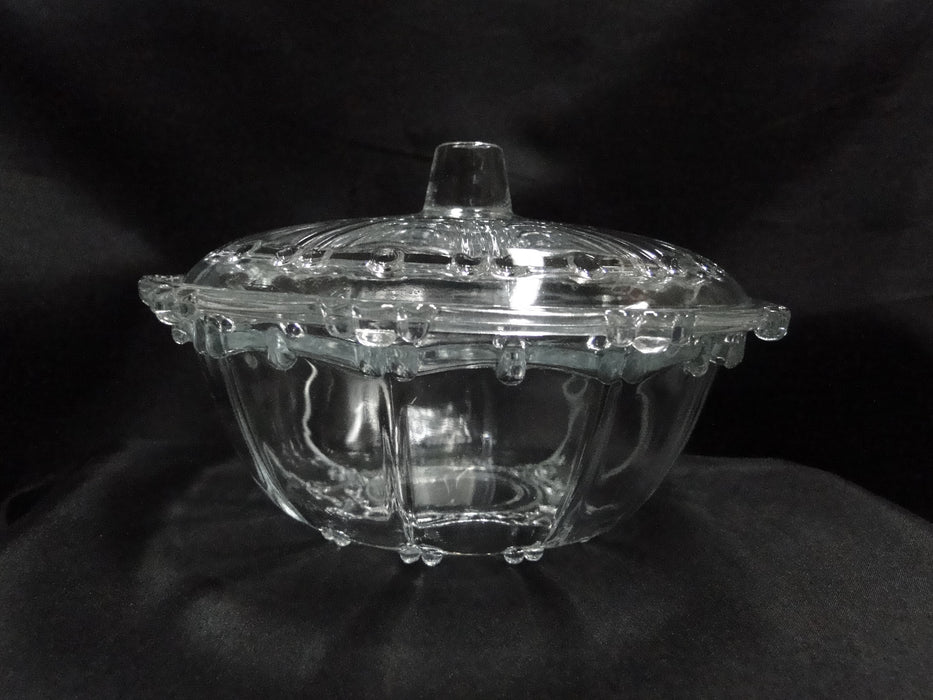 Crystal Clear Industries 303186, Beads: Candy Jar / Box w/ Lid, 7" x 4" Tall