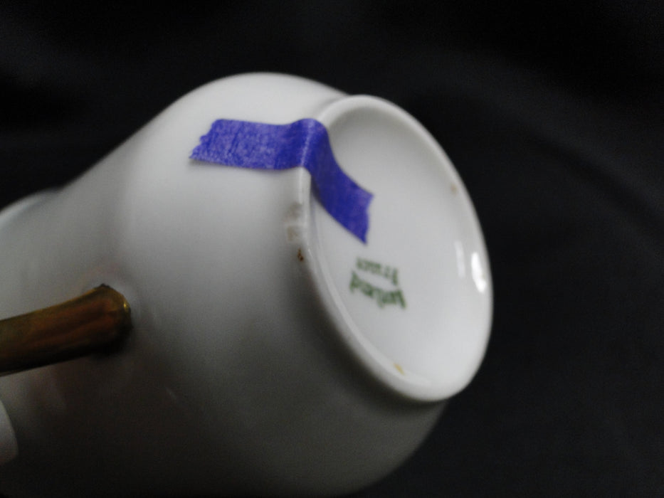 Haviland White w/ Thin Gold Trim: Chocolate Cup & Saucer Set, 2 3/4" Tall, As Is