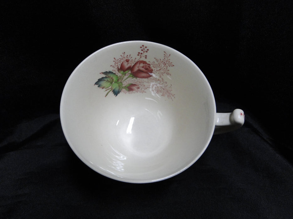 Copeland Spode's Mansard Lady Anne, Pink Roses: Cup & Saucer, 2 7/8", As Is