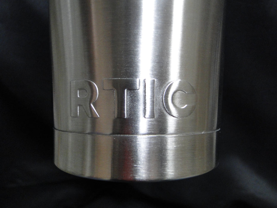 RTIC Stainless Steel Drinkware: NEW 30 oz Tumbler & Lid, 8" Tall, Box