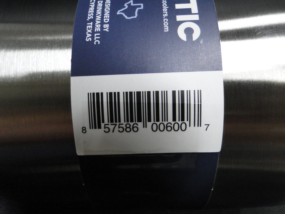 RTIC Stainless Steel Drinkware: NEW 30 oz Tumbler & Lid, 8" Tall, Box