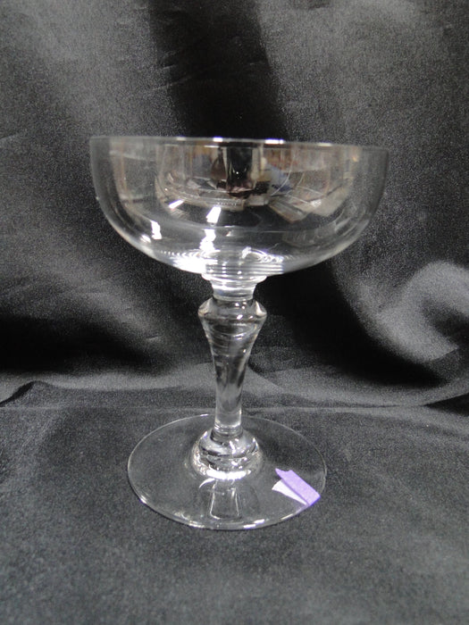 Baccarat Normandie Crystal: Champagne / Sherbet, 4 3/4" Tall, As Is