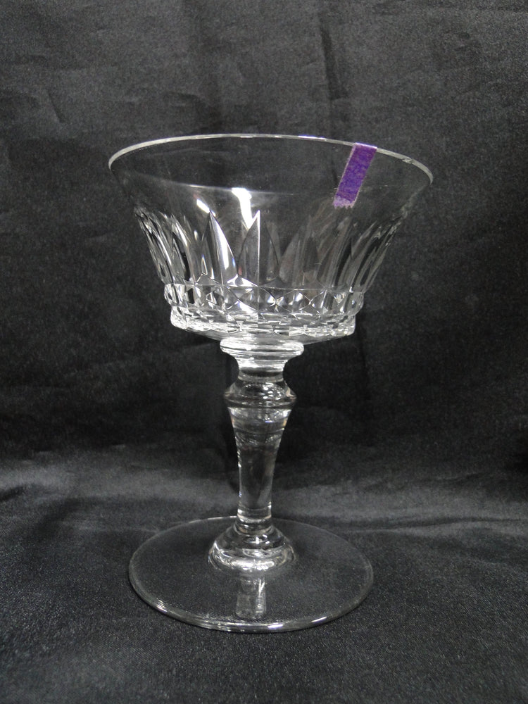 Baccarat Piccadilly, Vertical Cuts: Champagne / Sherbet (s), 5" Tall, As Is