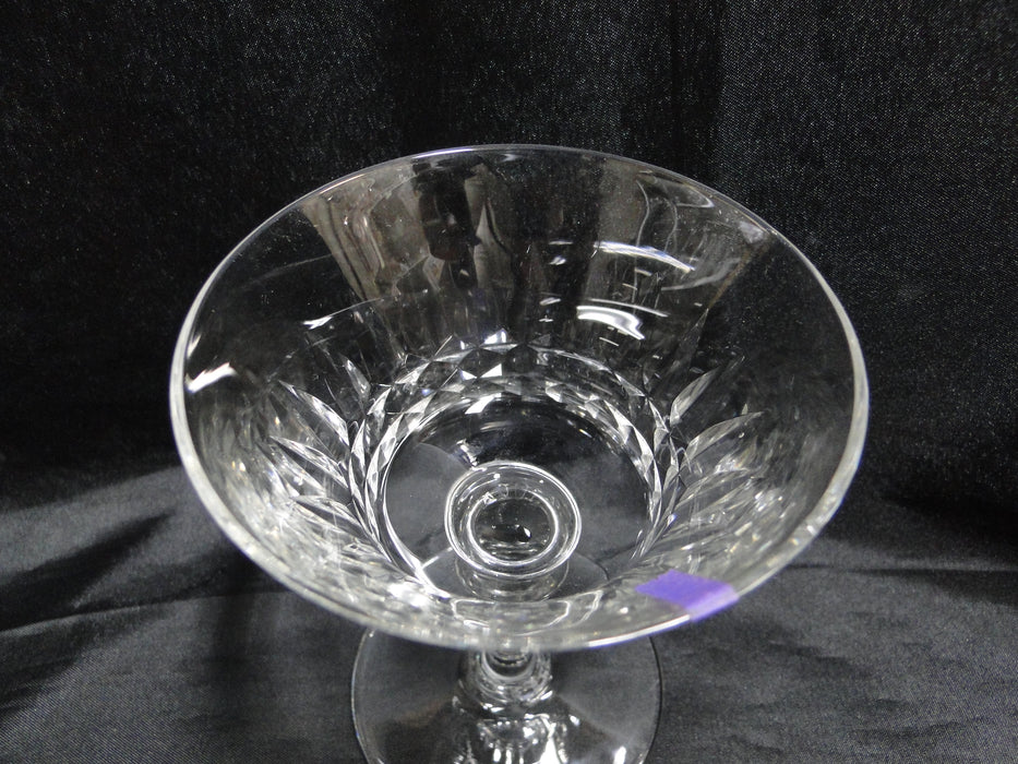 Baccarat Piccadilly, Vertical Cuts: Champagne / Sherbet (s), 5" Tall, As Is