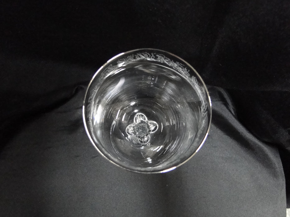 Lenox Moonspun Crystal, Platinum: Water or Wine Goblet (s), 7 1/8" Tall, Wear