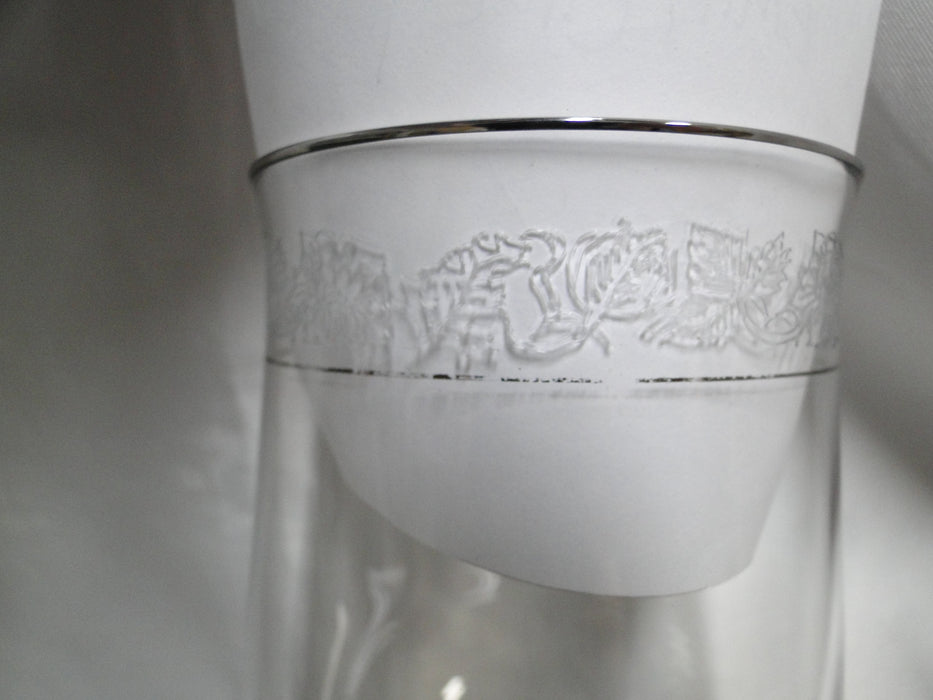 Lenox Moonspun Crystal, Platinum: Water or Wine Goblet (s), 7 1/8" Tall, Wear