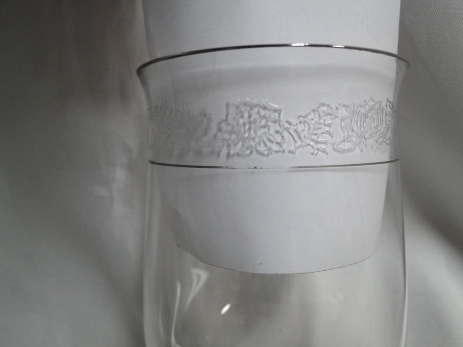 Lenox Moonspun Crystal, Platinum: Water or Wine Goblet (s), 7 1/8" Tall, Wear