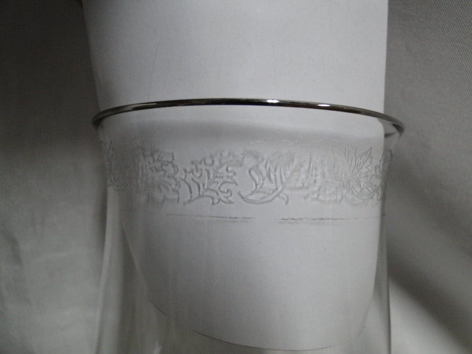 Lenox Moonspun Crystal, Platinum: Water or Wine Goblet (s), 7 1/8" Tall, Wear
