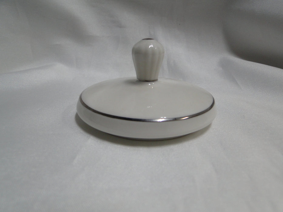 Noritake Affection, 7192, White Flowers: Sugar Bowl & Lid, 4 5/8" Tall