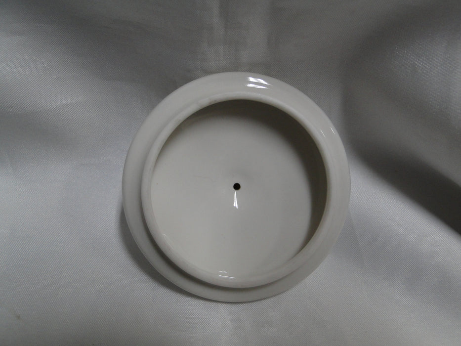 Noritake Affection, 7192, White Flowers: Sugar Bowl & Lid, 4 5/8" Tall