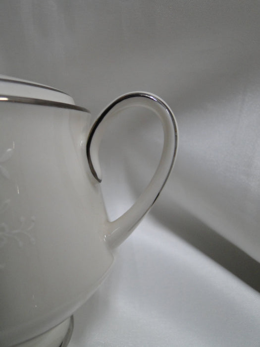 Noritake Affection, 7192, White Flowers: Sugar Bowl & Lid, 4 5/8" Tall