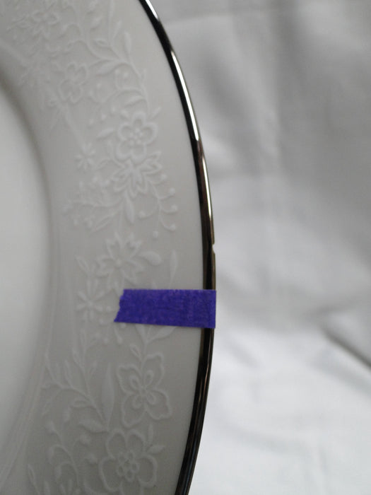 Noritake Affection, 7192, White Flowers: Dinner Plate, 10 1/2", As Is