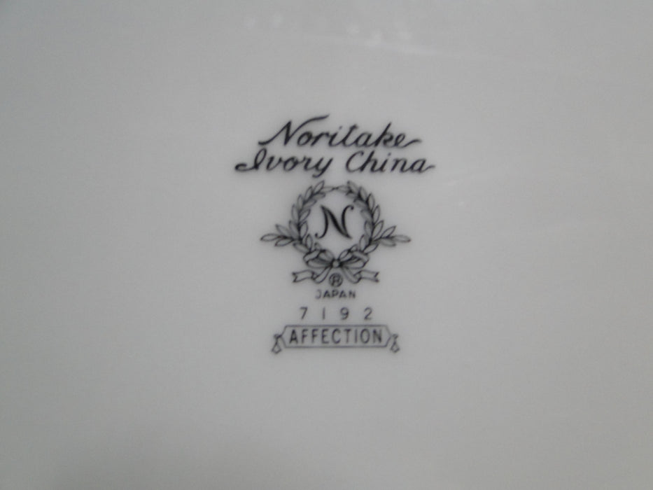 Noritake Affection, 7192, White Flowers: Dinner Plate, 10 1/2", As Is