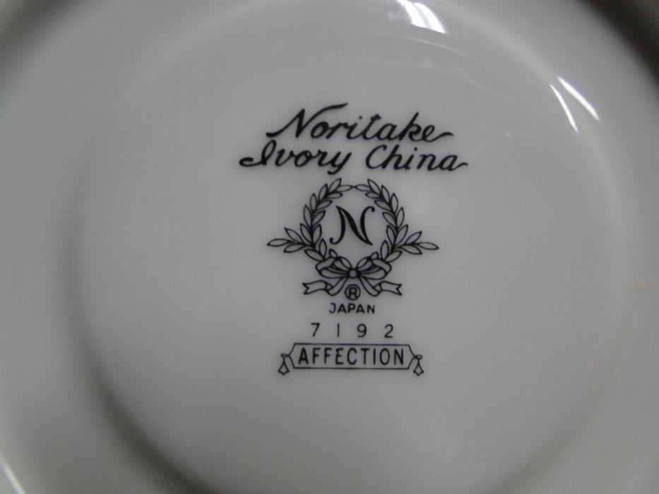 Noritake Affection, 7192, White Flowers: Cup & Saucer Set (s), 3"