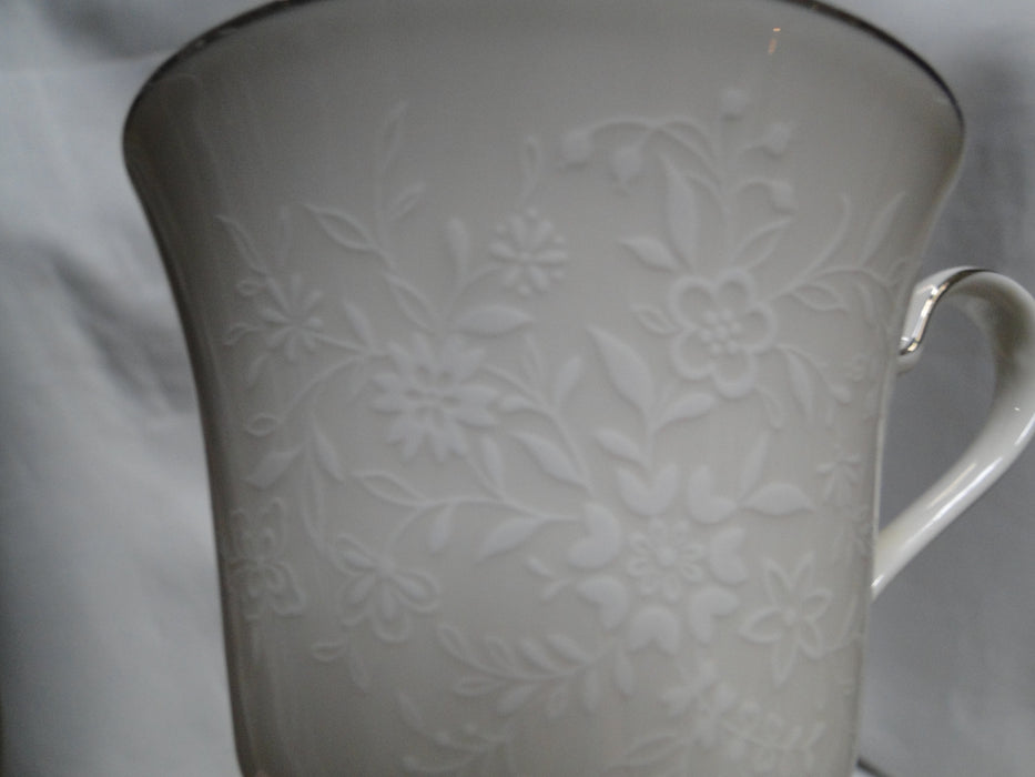 Noritake Affection, 7192, White Flowers: Cup & Saucer Set (s), 3"